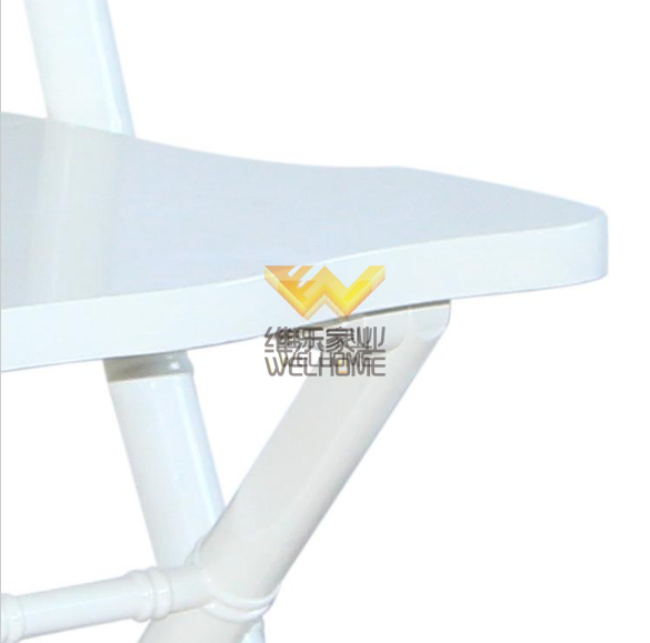 High quality light blue wooden folding chiavari chair for wedding/event
